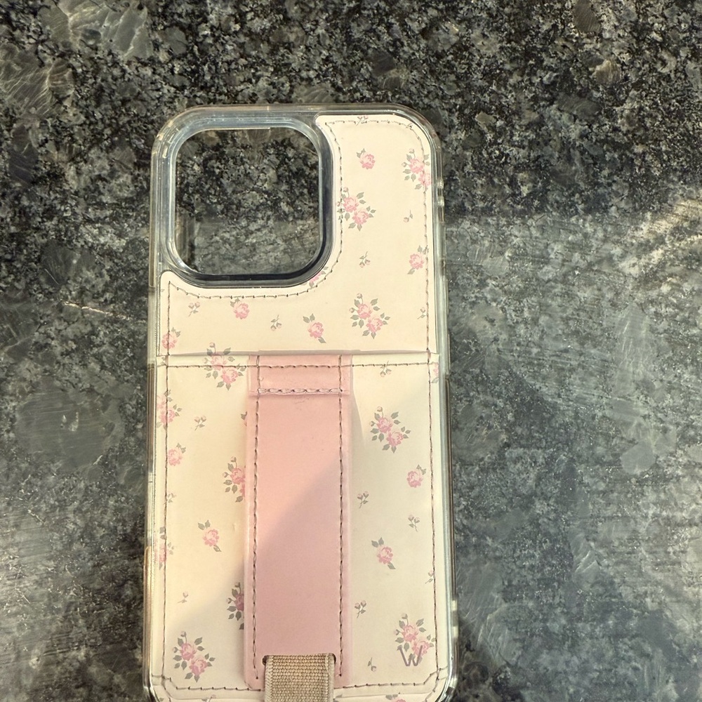 iPhone 16 pro walli case wild rose